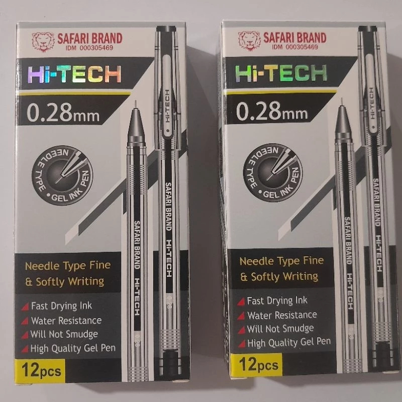 Pulpen/Gel Pen Kenko Hi-Tech H SAFARI PERSEGI BRAND 0,28 mm
