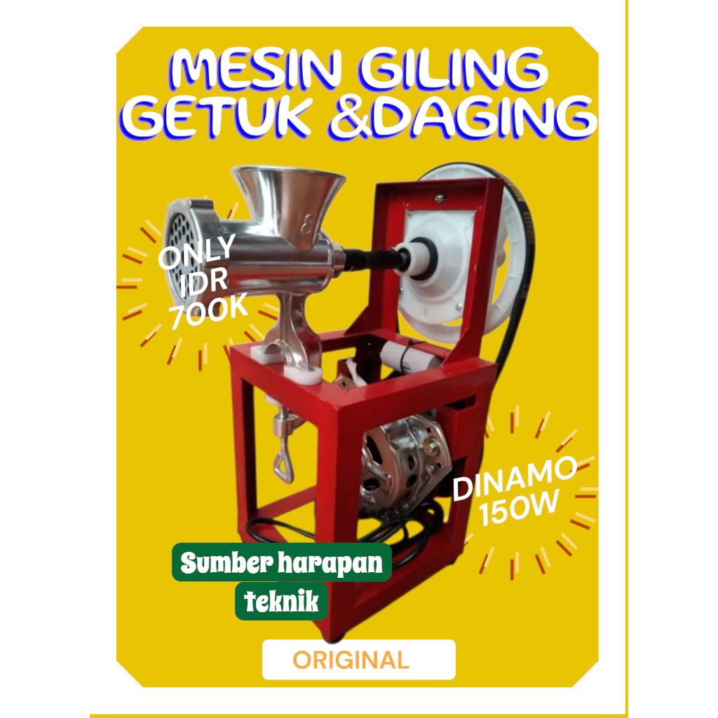 Newmesin giling serbaguna/dinamo/giling /daging/bumbu/dll lengkap