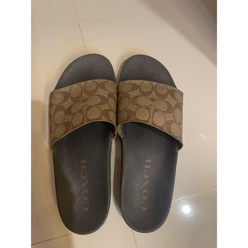 Sandal Coach Slides Outlet Pria Original (SECOND)