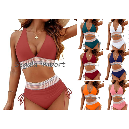 swimsuit import wanita / bikini sexy /swimwear women / baju renang wanita sexy / baju pantai two pie