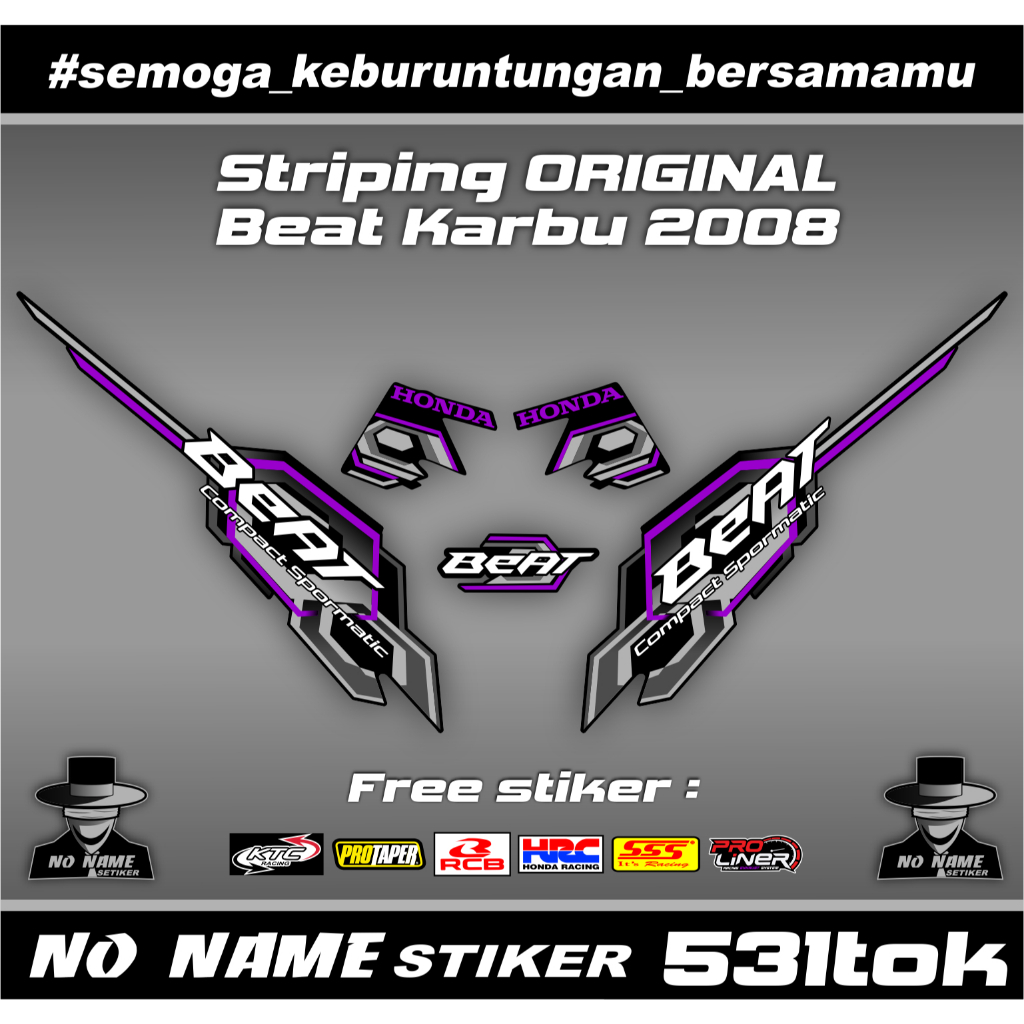 Leviquen Stiker original beat karbu 2008 (531tok) setiker beat | striping beat karbu