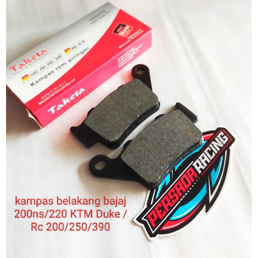 KAMPAS REM DISPAD BELAKANG BAJAJ PULSAR  220 /  200 NS / KTM DUKE RC TAKETA