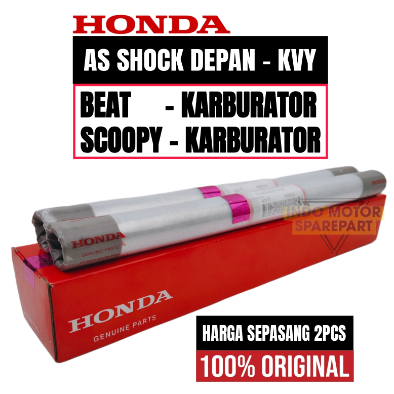 AS SHOCK DEPAN KVY ASLI HONDA BEAT KARBU,SCOOPY KARBU ORIGINAL