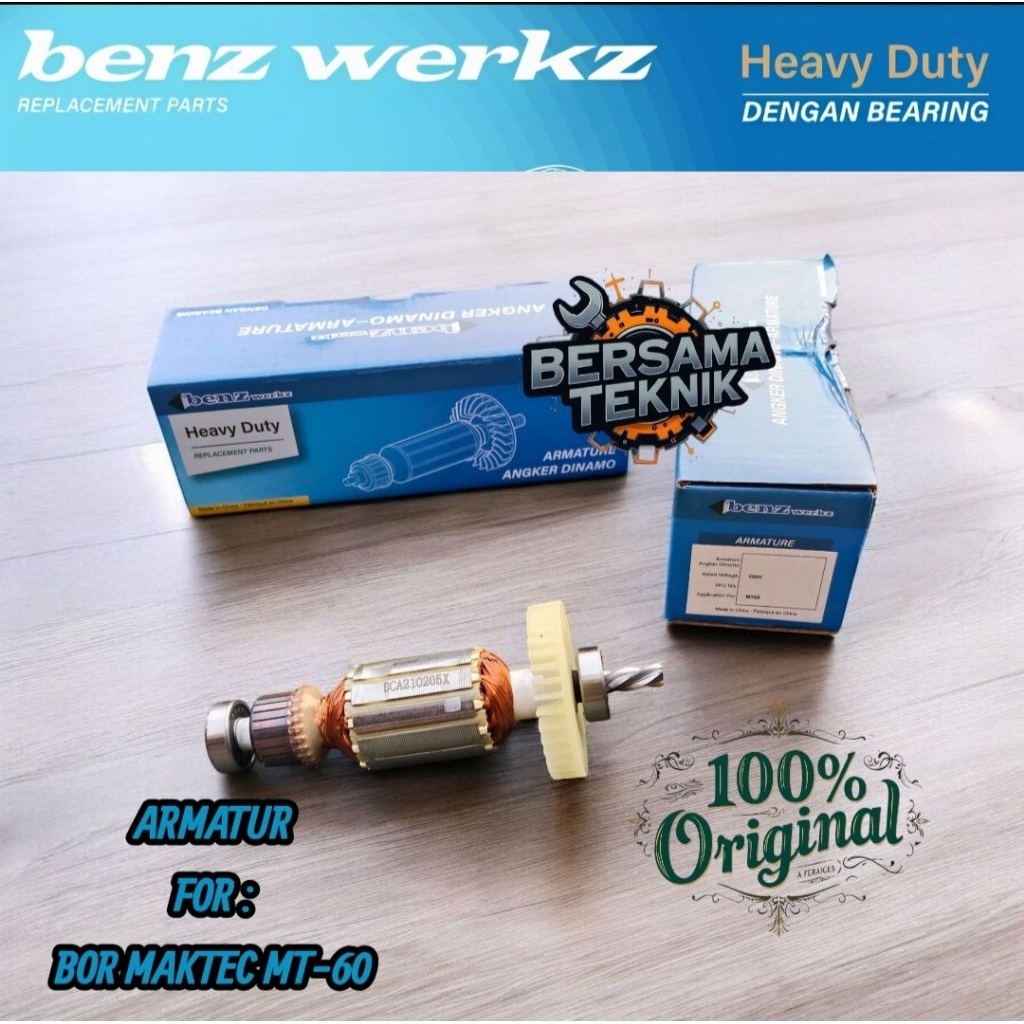 Armature Angker Dinamo Mesin Bor Maktec MT60 /Armatur Angker Dinamo Benz MT60