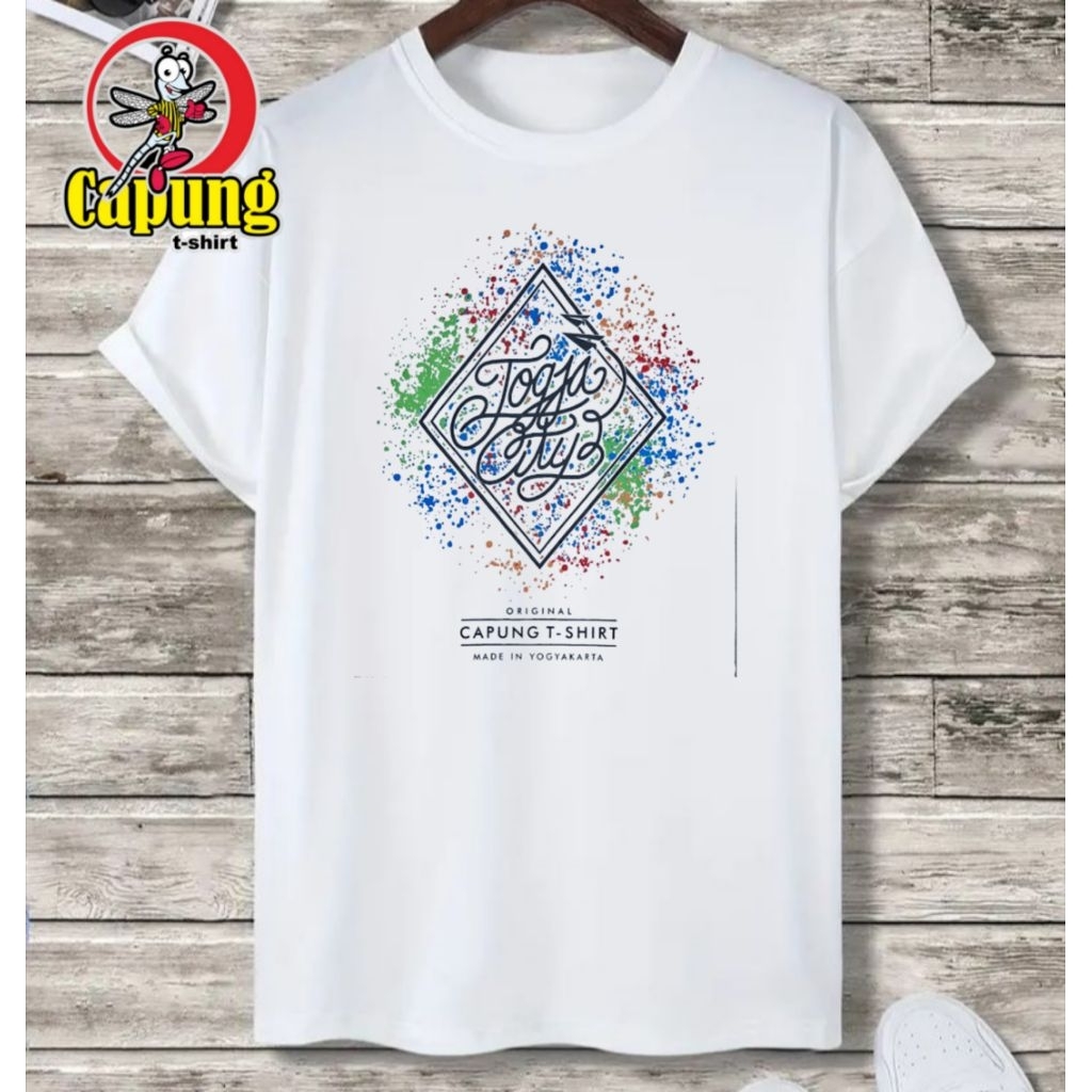 KAOS JOGJA SABLON MOTIF JOGJA CITY KAOS OLEH OLEH KHAS JOGJA