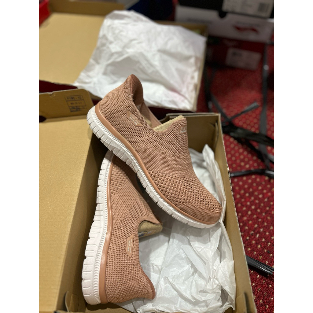 SEPATU SLIP ON WANITA SKECHERS BIRTUE DEMURE ORIGINAL BNIB