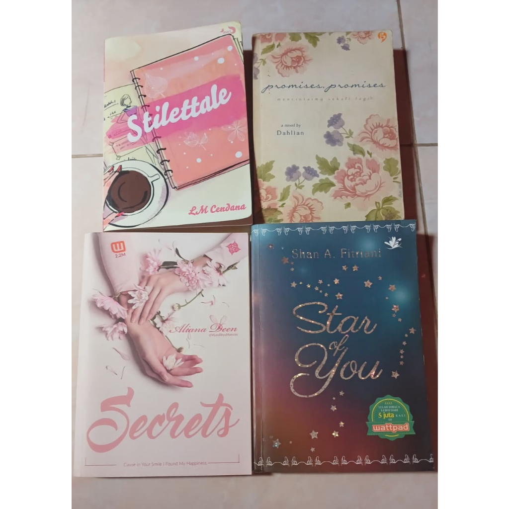 PRELOVED NOVEL POPULER LM CENDANA STILETTALE SECRETS STAR OF YOU