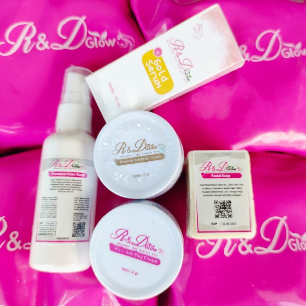 R&D GLOW PREMIUM SKINCARE BPOM PLUS SERUM GOLD R&D GLOW BPOM