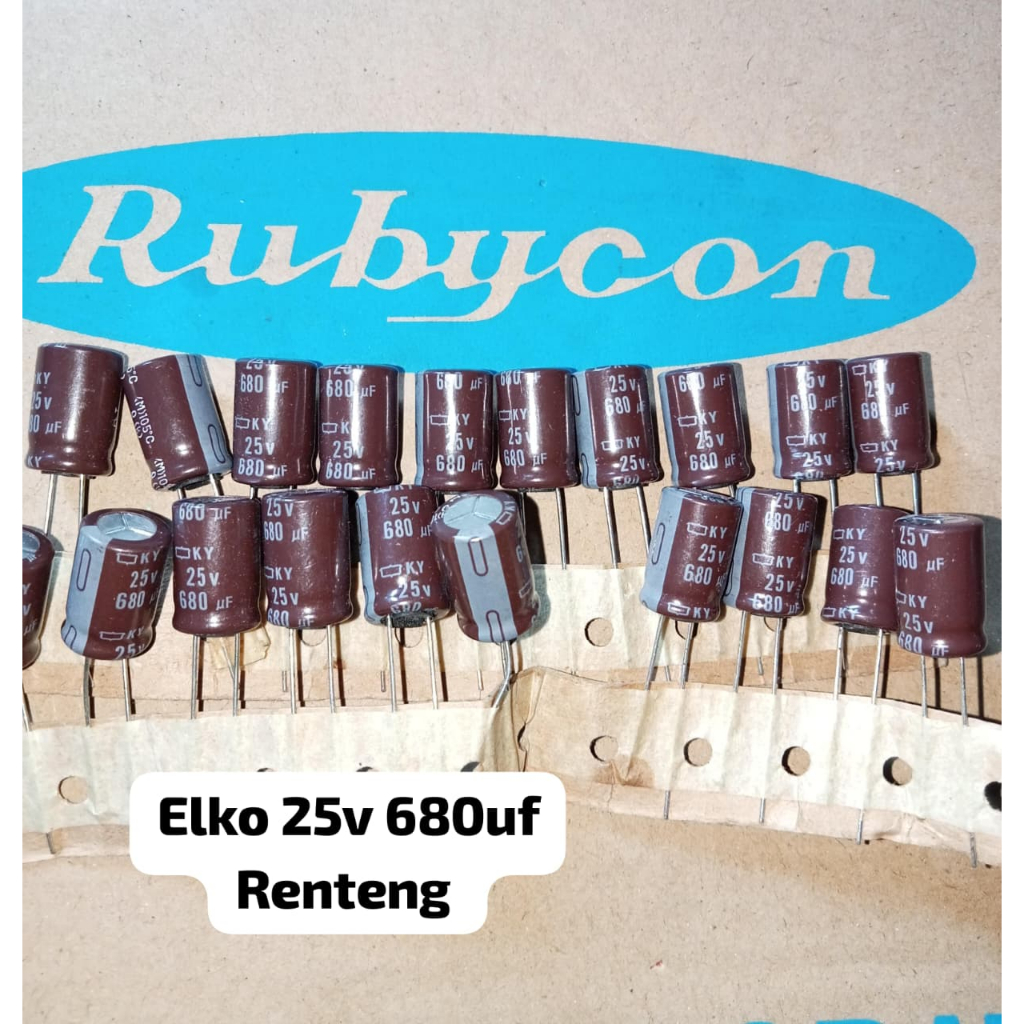 Elco 25v 680uf Elko 680uf 25v Renteng Original