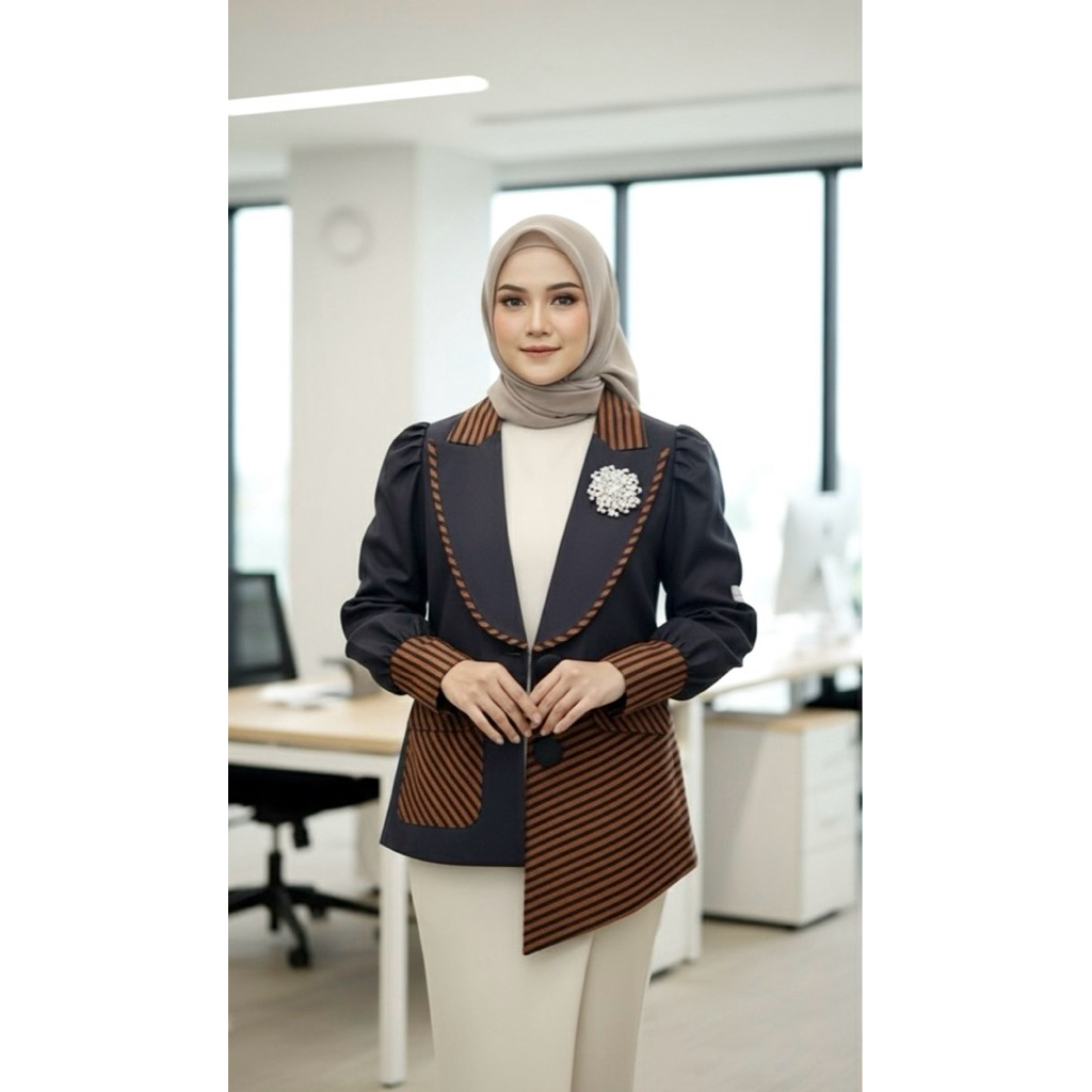 ATASAN BLAZER LURIK BATIK INDONESIA