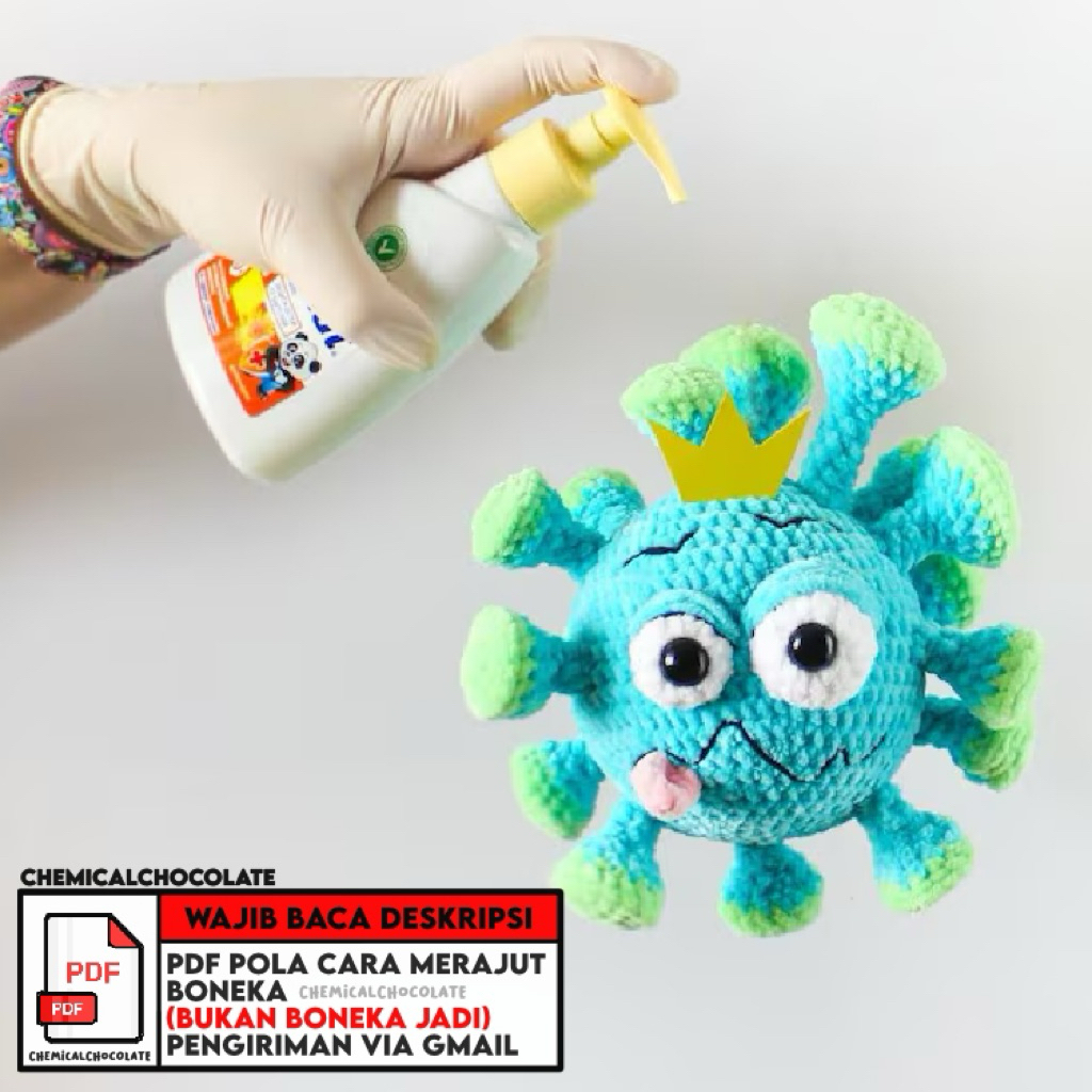 [CROCHET PATTERN] Virus Amigurumi