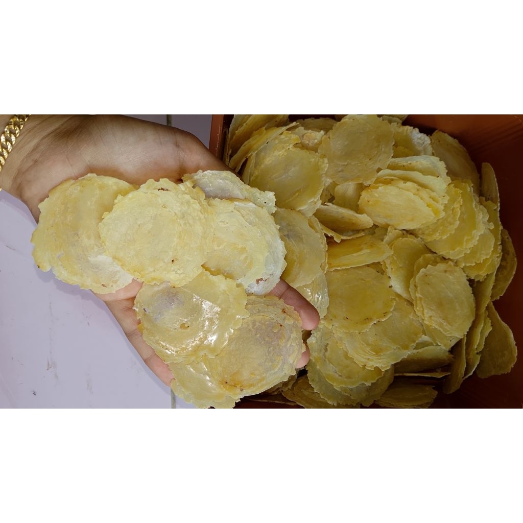 KRUPUK EMPING MELINJO TANPA TEPUNG