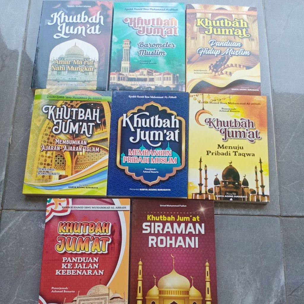 Kutbah Jum'at Lengkap Tebal aneka Macam khutbah Jumat menuju Pribadi Taqwa, Barometer Muslim, Pandua