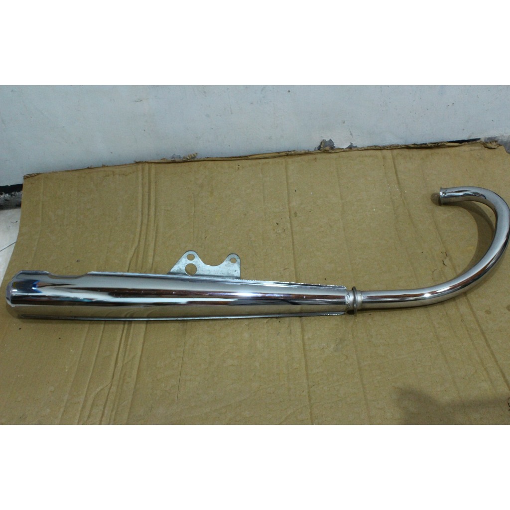 Knalpot Sbelah Kanan Honda Twin CB125 HMCB125 Original Baru Stock Lama NOS