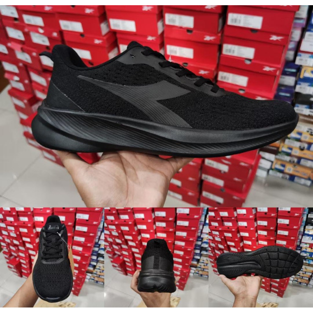 Sepatu Diadora Picce Mono Black original