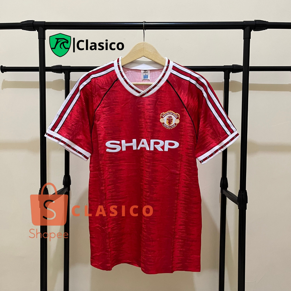 Jersey Retro Manchester United Home 1990/1992 | Baju Bola Kualitas Premium