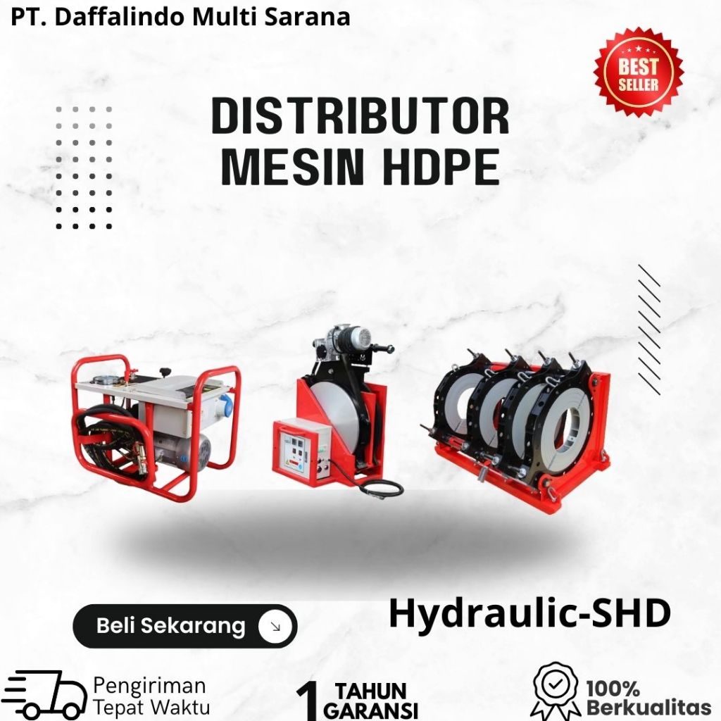 Hydraulic Butt Fusion Welding Machine SHD 250mm 4 Clamp