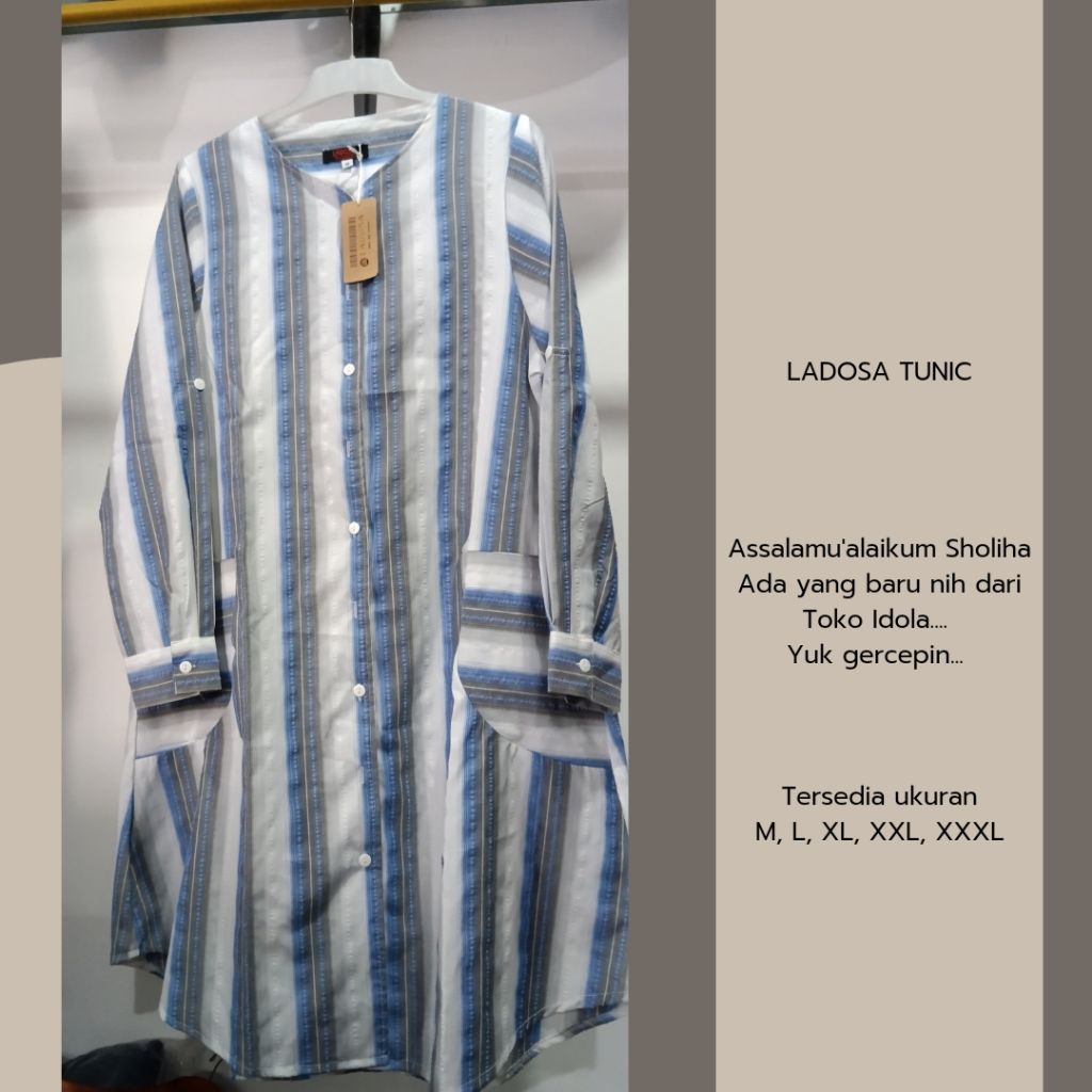 LONG TUNIK|TUNIK SALUR LADOSA ORIGINAL