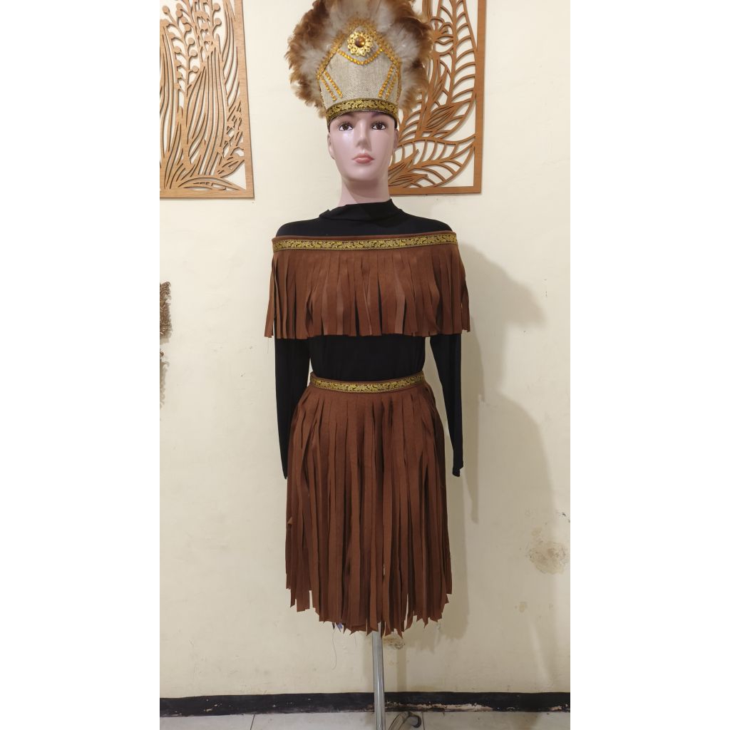 kostum papua. kostum karnaval.baju adat papua. kostum pawai. baju adat papua