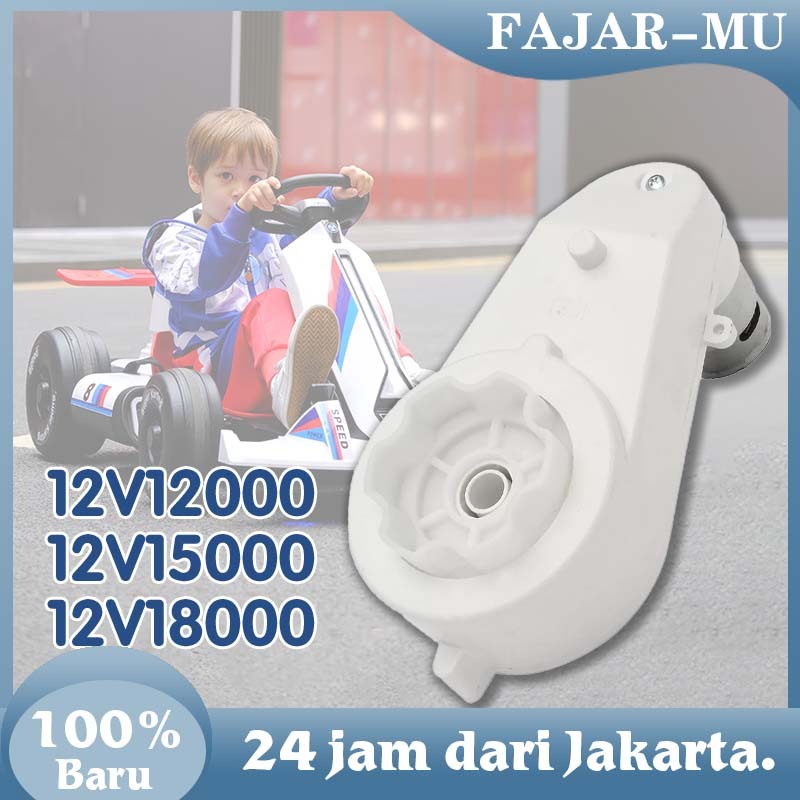Gearbox Mobil Aki 12 Volt 550 12000/15000/18000 RPM / Dinamo Mobil Aki Anak / Gearbox 12v Mobil Aki