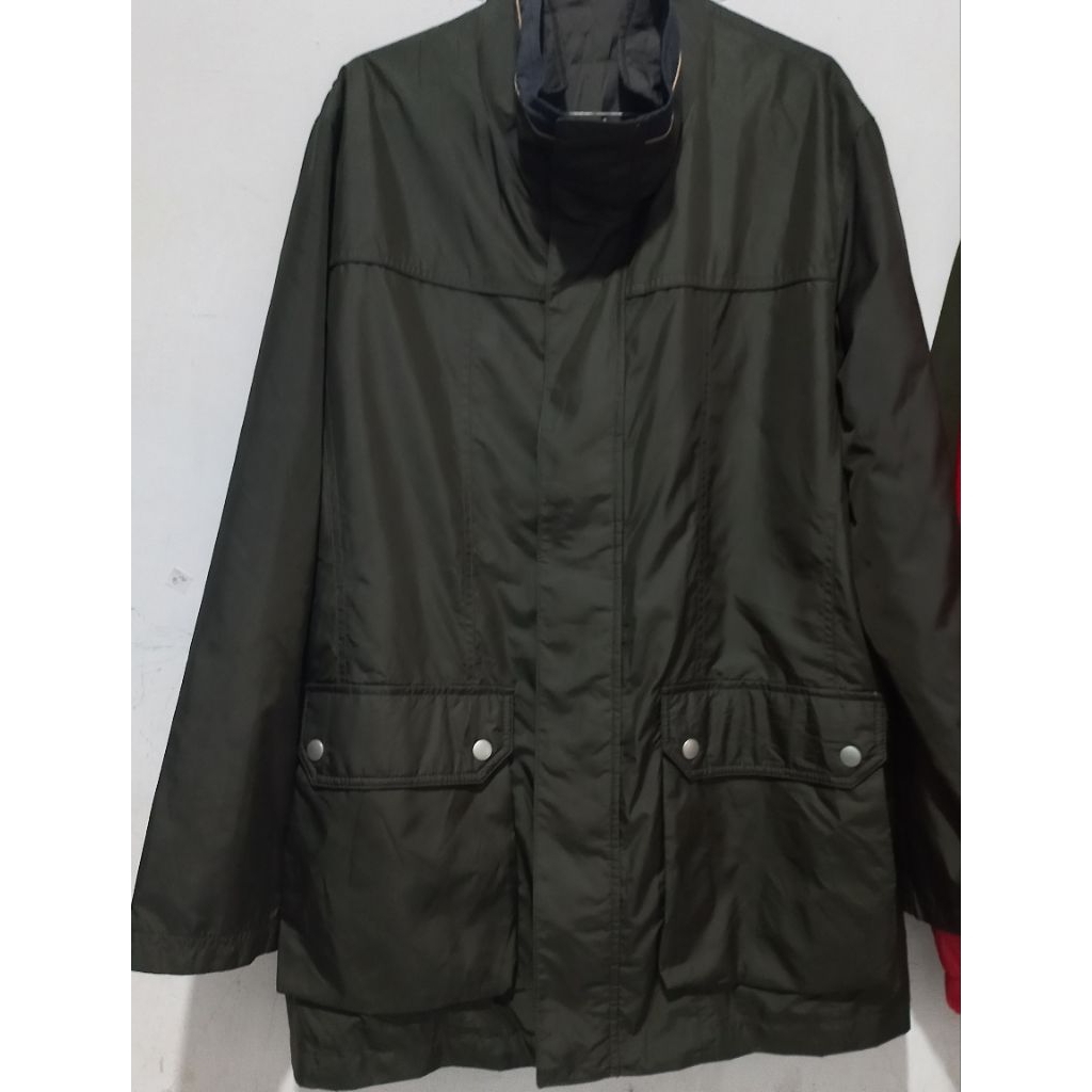 Work Jaket Hijau Army Tua