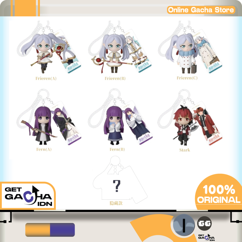 BlindBox Frieren Adventure KeyChain Figure Ori GetGachaIDN