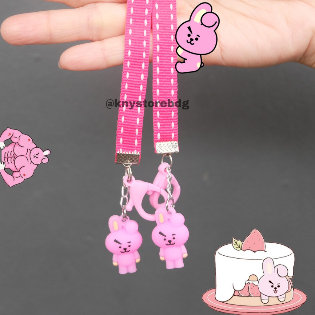 [195] TALI MASKER/ GANTUNGAN MASKER UNTUK ANAK-ANAK GARIS BTS