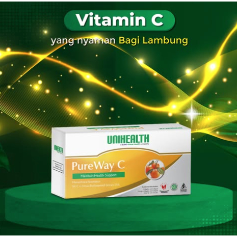 UNIHEALTH PureWay C Vitamin C dengan Penyerapan Cepat