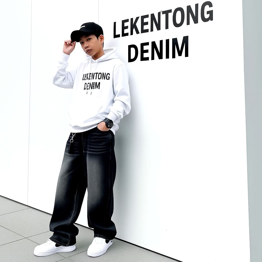 CELANA JEANS ANAK SMP | CELANA ANAK SMA celana jeans Skena unisex Celana gombrong panjang