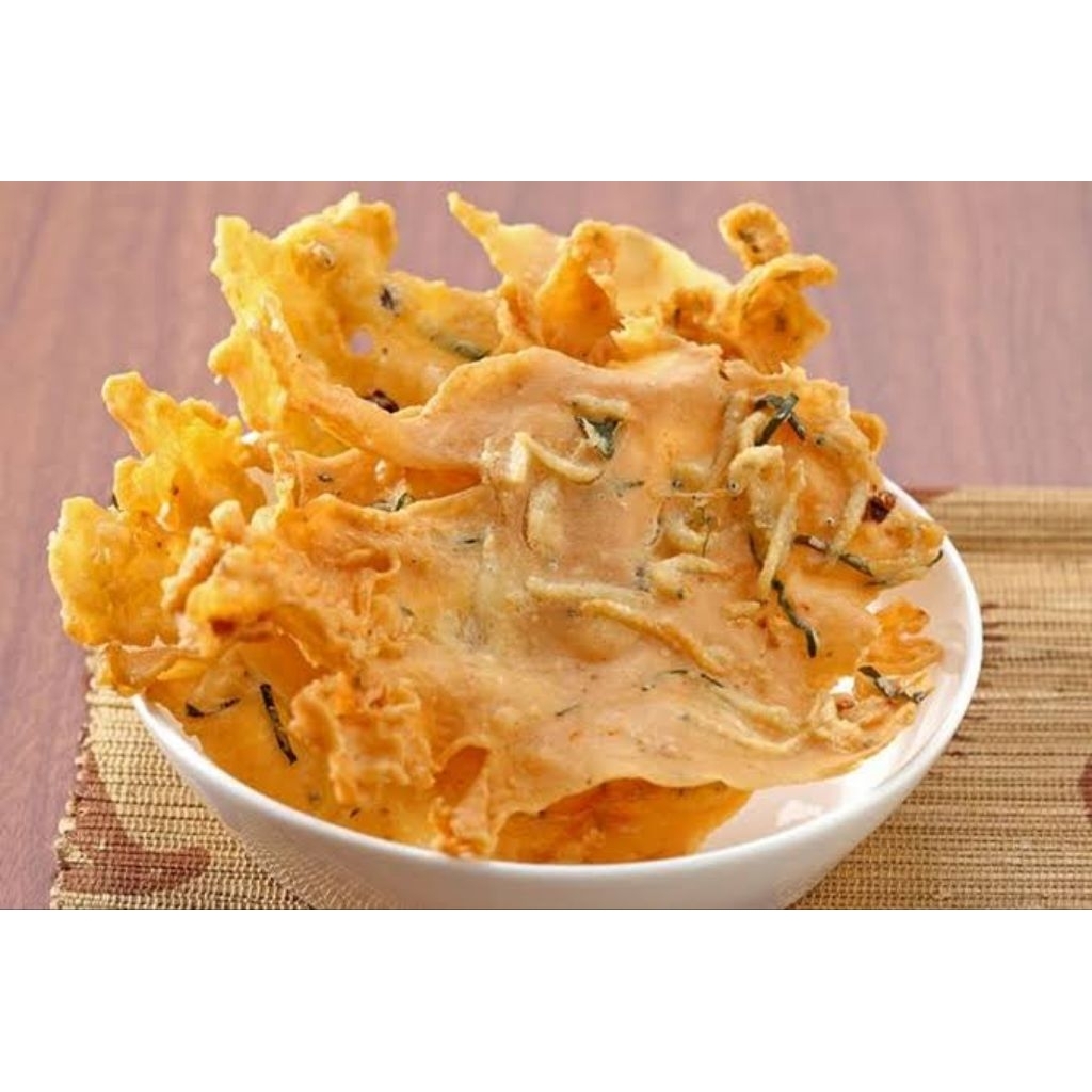 Peyek kacang/udang rebon/ikan teri renyah 500gram