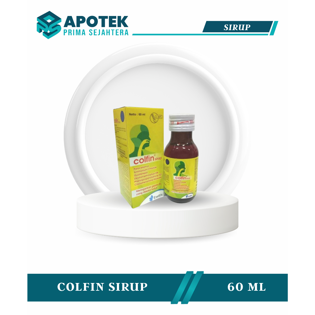 COLFIN SIRUP 60 ML / Obat Batuk Pilek Panas Untuk Anak
