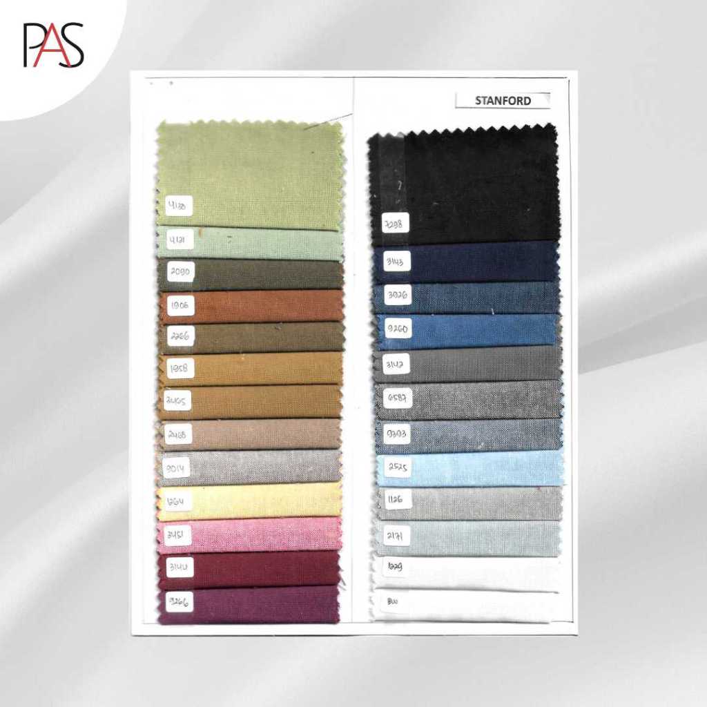 Katalog Warna Kain Katun Oxford Stanford
