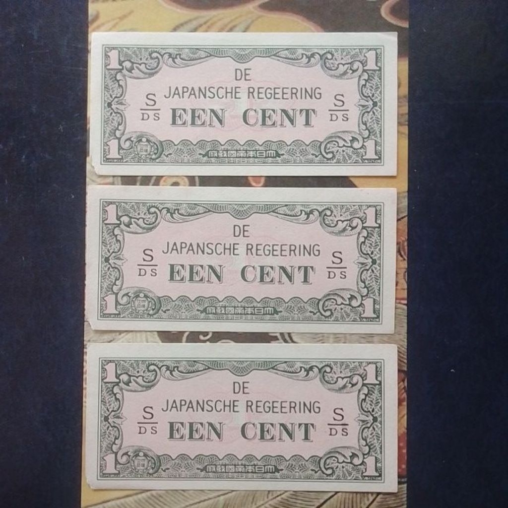 UANG KUNO 1 CENT DE JAPANSCHE REGEERING TAHUN 1942