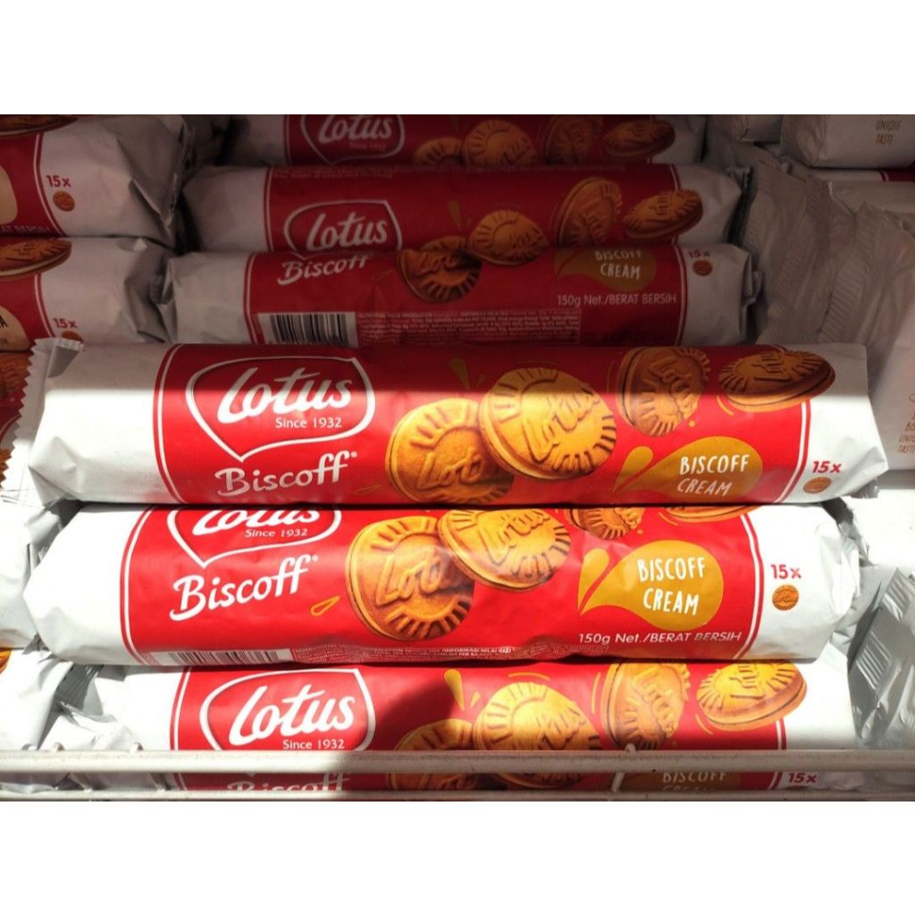 LOTUS BISCOFF SANDWICH BISCOFF CREAM BKS 150 GR