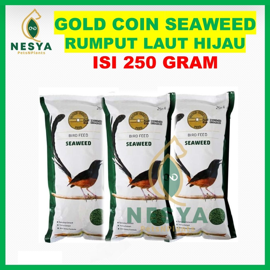 GOLD COID SEAWEED 250Gr Gold Coin Murai Rumput Laut Hijau
