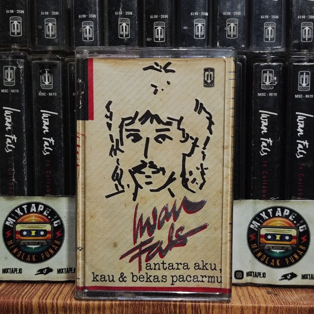 Kaset - Iwan Fals - Antara Aku, Kau Dan Bekas Pacarmu - Radio Tape - Kaset Pita - Radio - Pemutar Ka