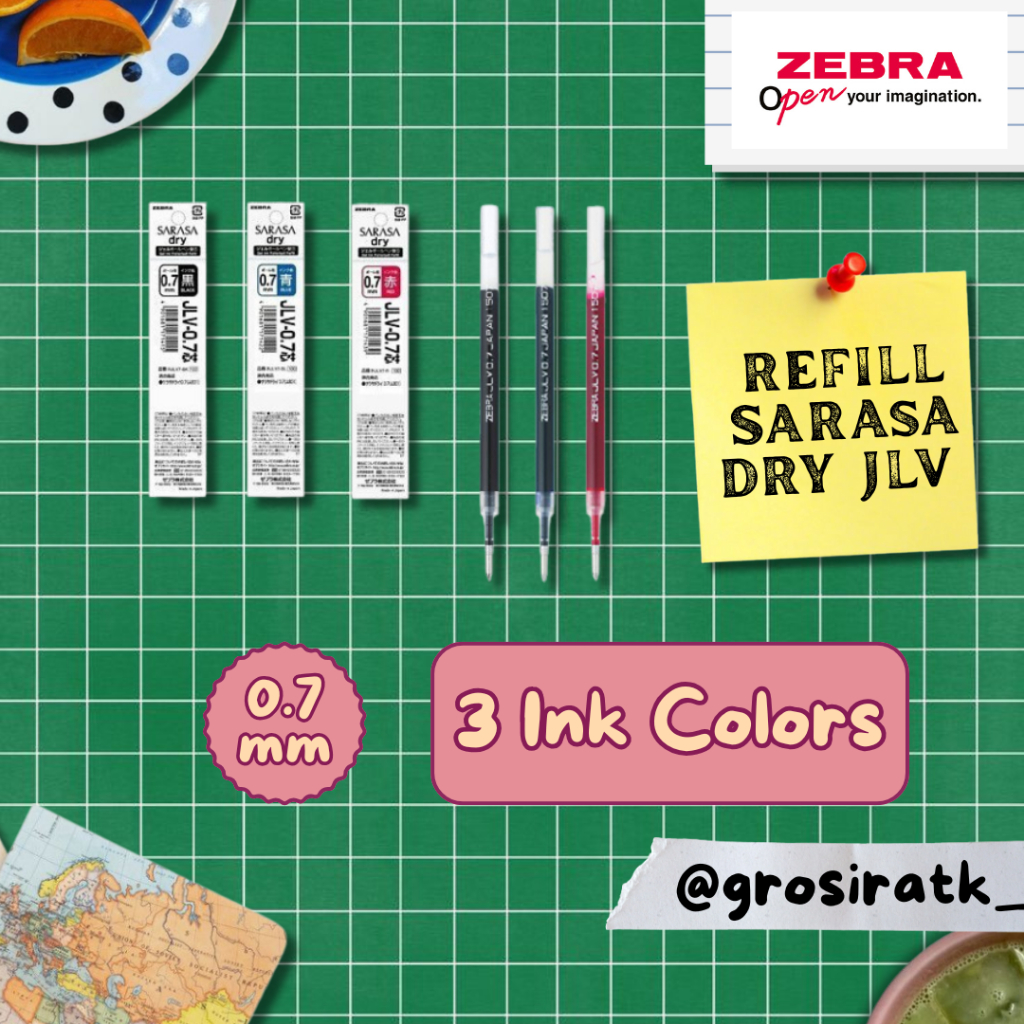ZEBRA Refill Sarada Dry JLV 07mm