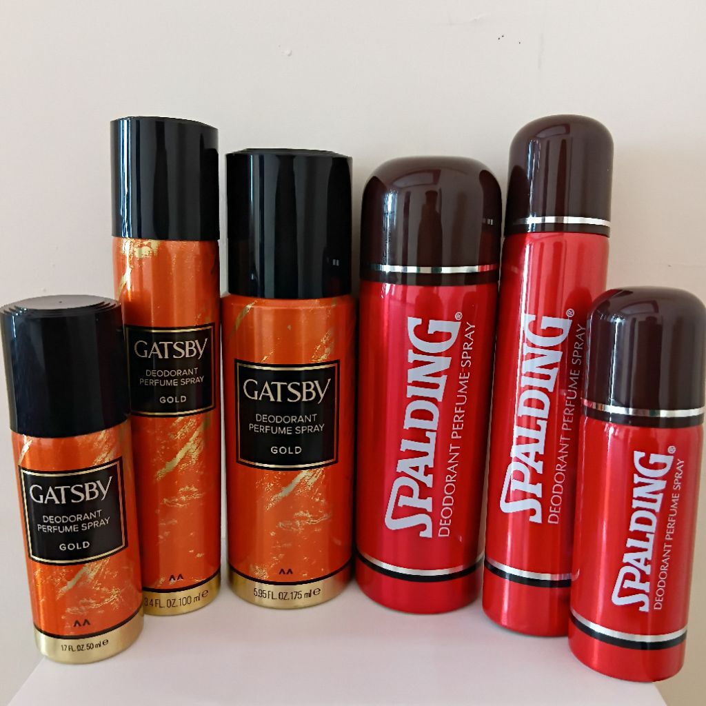 gatsby & spalding  deodorant 175ml 100 ml 50ml [ parfum kemasan kaleng ]