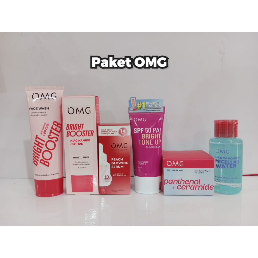 OMG Skincare Paket Lengkap / OMG Oh My Glow Paket Lengkap