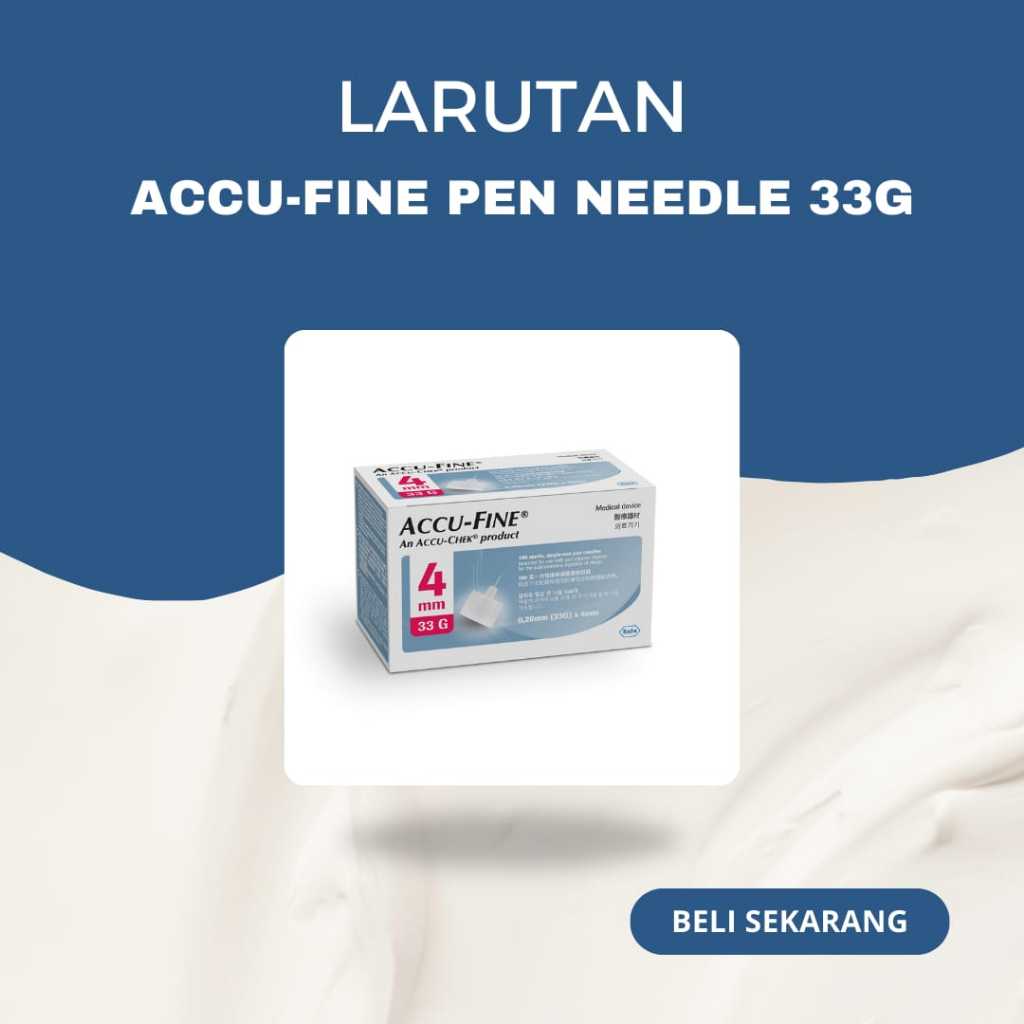 Accu Fine Pen Needle 33G
