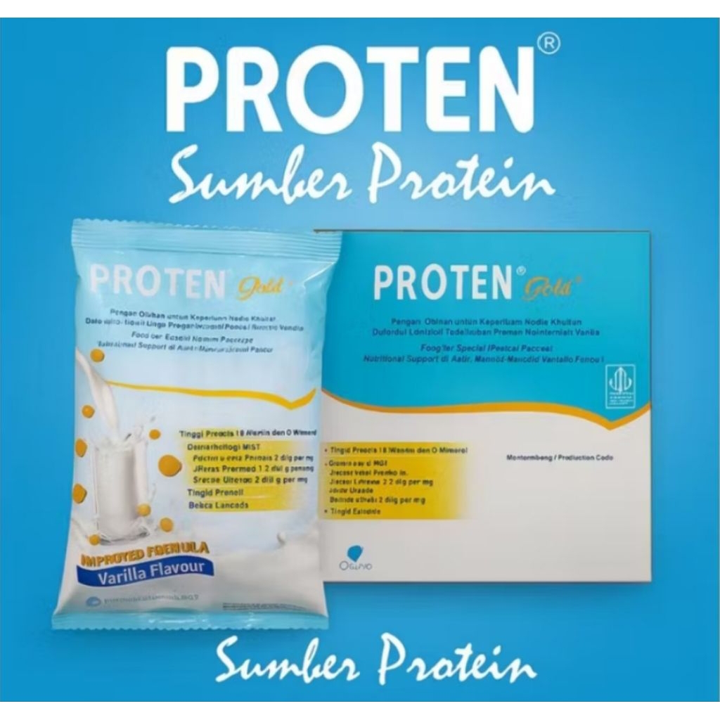SUSU PROTEN GOLD VANILA TERMURAH