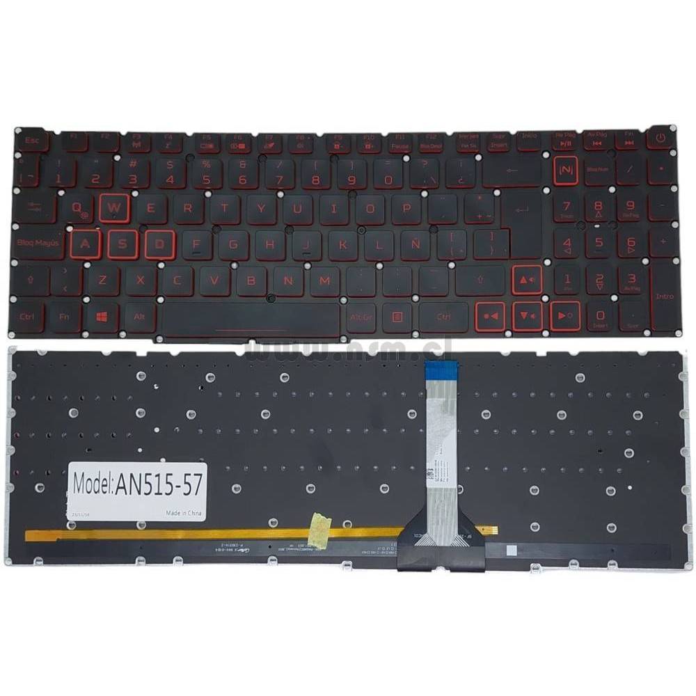 Keyboard Laptop Acer Acer Nitro 5 AN515-56 AN515-57 AN515-58 AN515-45 Red Backlit