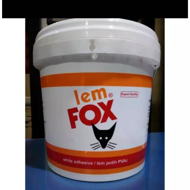 LEM FOX PUTIH 10kg - PVAC - Ember/10 Kg - Lem Putih Series