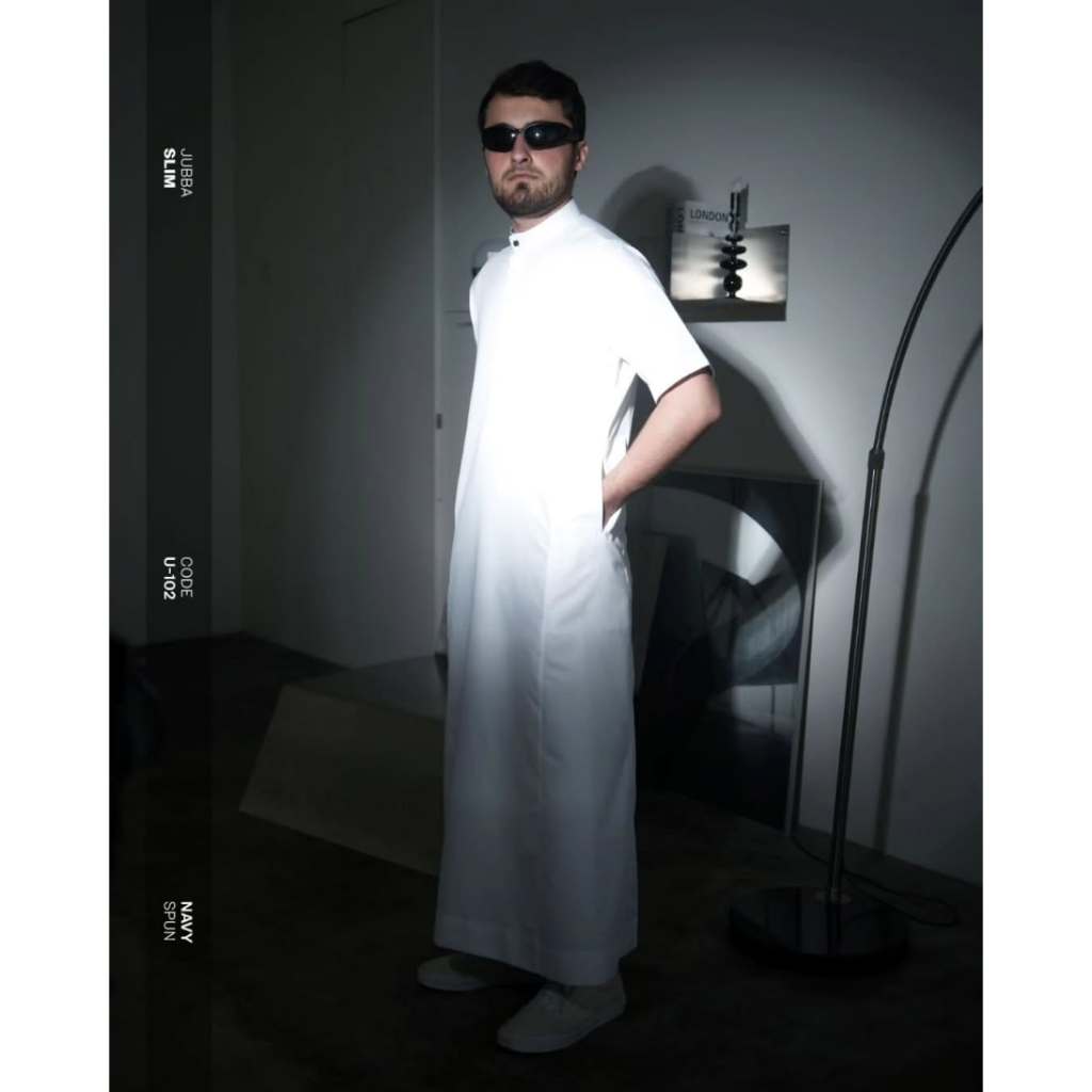 SAMASE Jubba Saudi U102 Jubah Ghamis Pria Dewasa Lengan Pendek Terbaru 2025 slimfit Samase Official