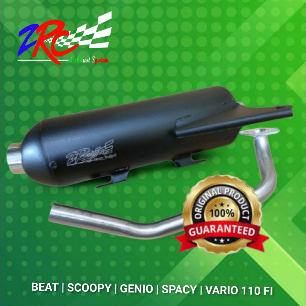 KNALPOT ZRC, BEAT,SCOPY,GENIO,VARIO 110 fi, SPACY By zrc zannyknalpot
