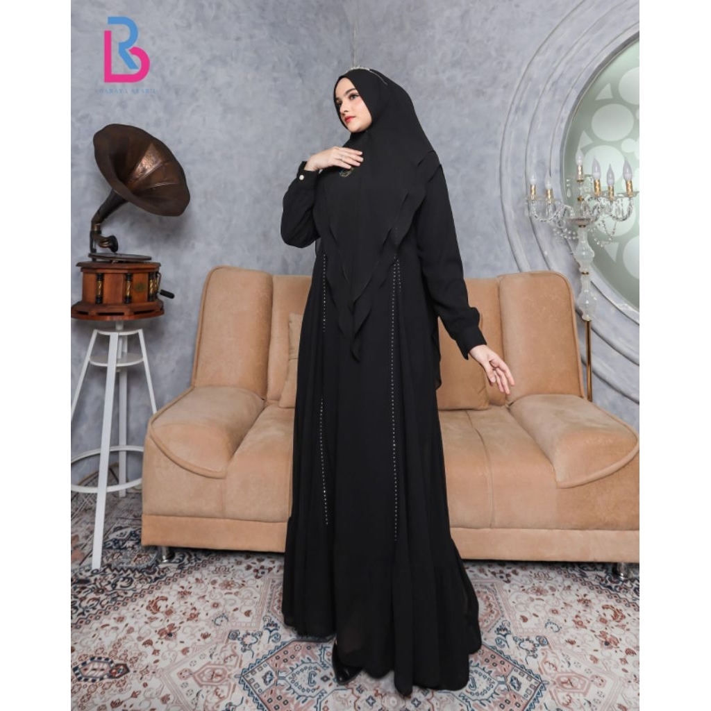 Gamis Syari KALILA  Series By Baraya Syari/Gamis Cantik