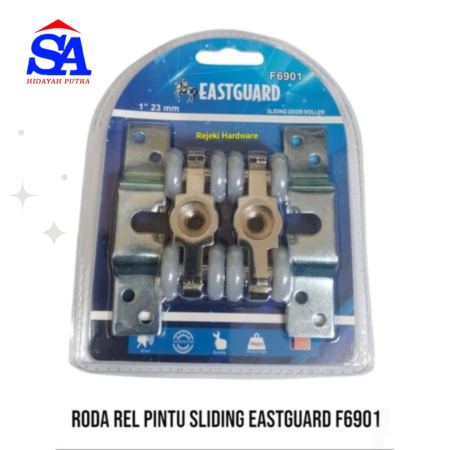 Roda Rel Sleding Eastguard F6901 - Roda Pintu Sleding 1 SET LENGKAP / Roda Sliding Pintu Geser