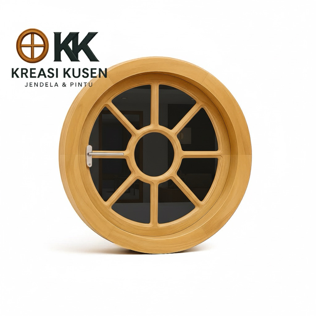 Jendela Bulat Aetestics • Kusen Jendela Bulat Minimalis