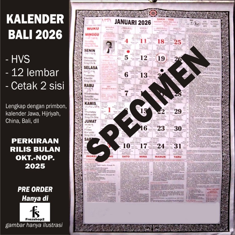 Kalender Bali 2026