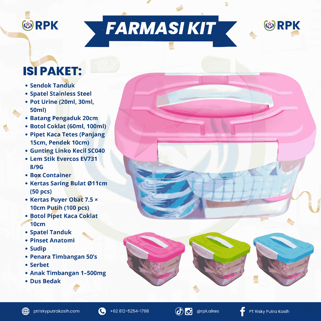 PAKET FARMASI KIT | Alat Praktikum Farmasi | Toolkit Farmasi